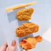 French Fries Girls Hair Accessories Fast Food Hairpin Korean Style Barrettes Women Hair Clips