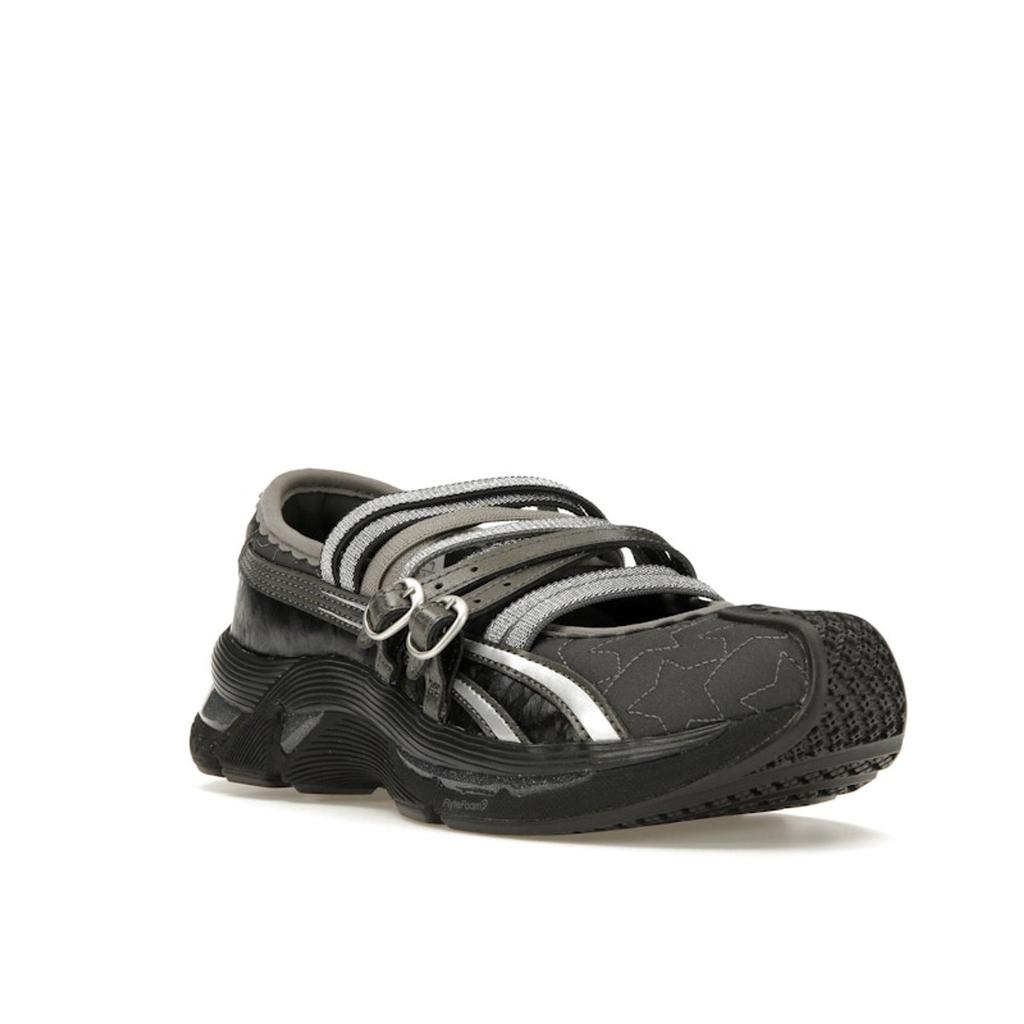 Kiko Kostadinov x Heaven by Marc Jacobs x ASICS Gel Lokros Графитовый серый Металлик Женские кроссовки Черные 1202A489-020