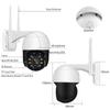 1080P Wi-Fi PTZ уличная IP-камера двустороннее аудионаблюдение 4-кратный цифровой зум красочное ночное видение высокоскоростная купольная беспроводная PTZ-камера домашней безопасности