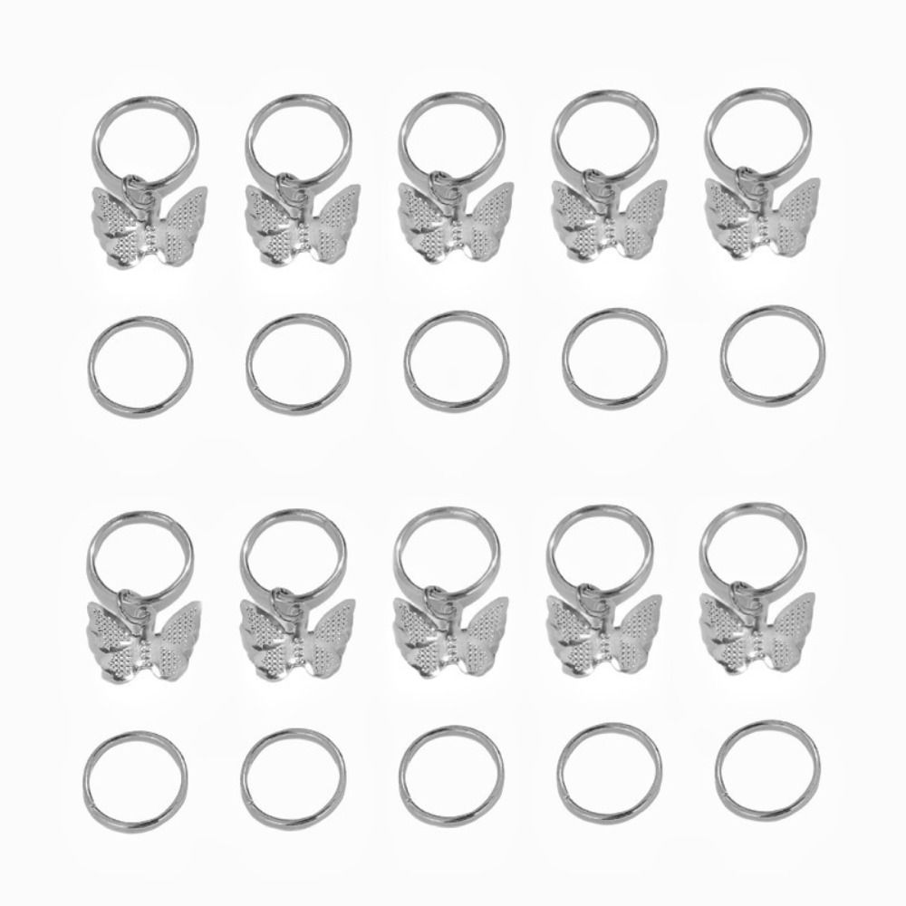 Дредлок Кольцо для волос Аксессуар Грязная коса Заколка для волос Плетение волос Металлические манжеты Украшения