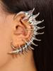 Exaggerated Punk Dragon Ear Clips for Non-Pierced Ears - Women's Dragon-Shaped Zircon Thorn Ear Hooks