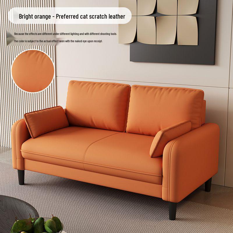 Elegant Small Fabric Sofa for Living Room, Apartment, or Retail Space