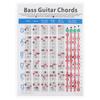 Alasum Chord Diagram 1pc Electric Copperplate Bass Chord Diagram Guitar Chord Poster Musical Instrument Electric Guitar Guitar Chord Chart Poster