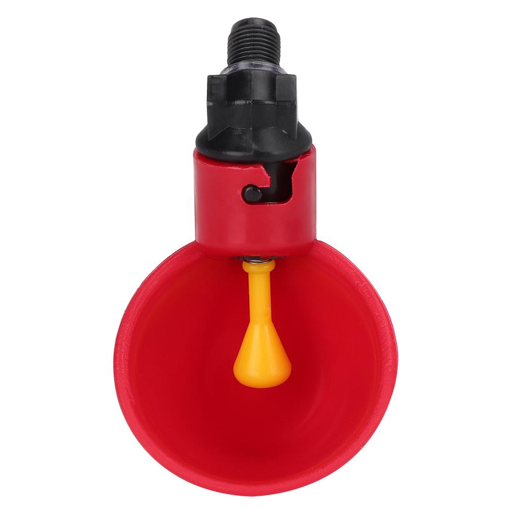 10Pcs Chicken Automatic Drinker Waterer Water Bowl Drinking Water Tool Cage Accessories