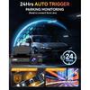4K видеорегистратор 3840*2160P Автомобильный DVR с поддержкой WIFI GPS Двухкамерный Авто Мини Камера Автомобиля С Супер Ночным Видением G-Сенсор 24-часовая Парковка