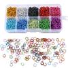 2250pcs/box Colorful Aluminum Open Jump Rings Split Rings Connectors Necklace Bracelet for DIY Jewelry Craft Making Accessories