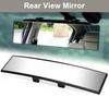 Rear View Mirror Wide Angle Easy Installation Superior Glass 300mm Inside Curved Mirror for Car