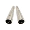 Voluty Tek XLR на 1/4" 3-контактный XLR Male Адаптер на 6.35 мм Female Адаптер Совместимый с Микрофонами, Стереосистемами и Микшерами (2pcs)