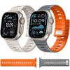 Магнитный силиконовый ремешок для Apple Watch Ultra 3 2 1 49 мм Ремешок Серии 11 10 46 мм 42 мм / 9 8 7 45 мм 41 мм Браслет iWatch 6 5 4 SE 3
