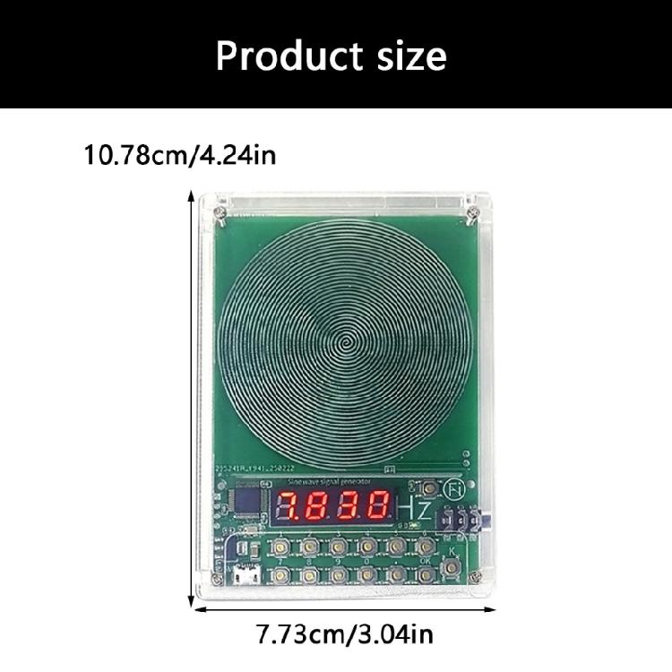 High Precise Schumann Waves Generator 7.83Hz with Type C Power Supply and Music Output Interfaces Stable Operate
