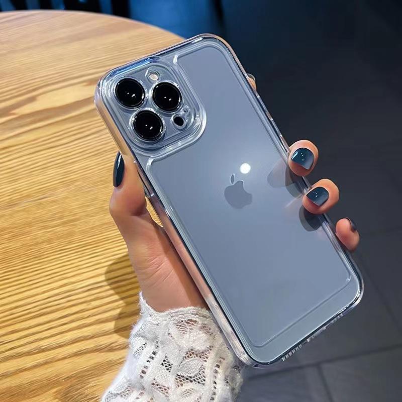Для IPhone16 Акриловый чехол Space с маленьким отверстием для Apple 14/15promax Чехол для мобильного телефона Прозрачная противоударная накладка