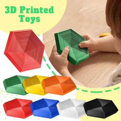 3D-печатные шестиугольные игрушки для детей и взрослых, специализированные игрушки для снятия стресса и релаксации