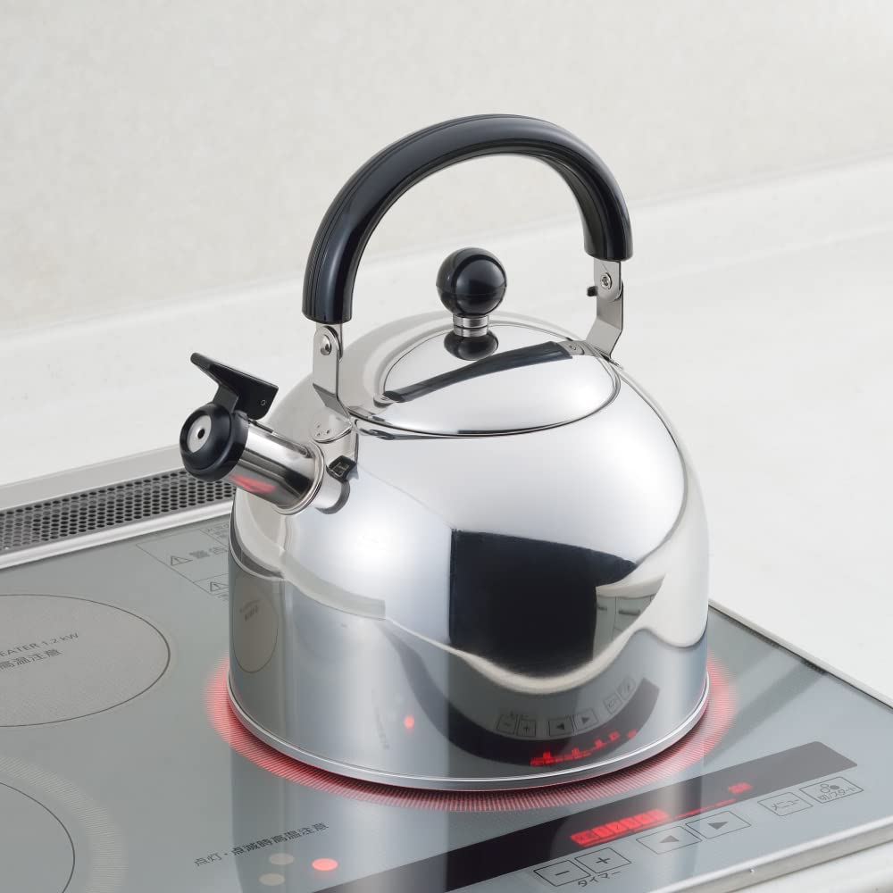 Yoshikawa Чайник со свистком BIG PLEAL 4,0 л, подходит для индукционных/газовых плит, SJ2702