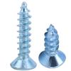 Саморезы с потайной головкой и крестообразным шлицем из цинка синего и белого цвета (М3/М4/М5/М6)