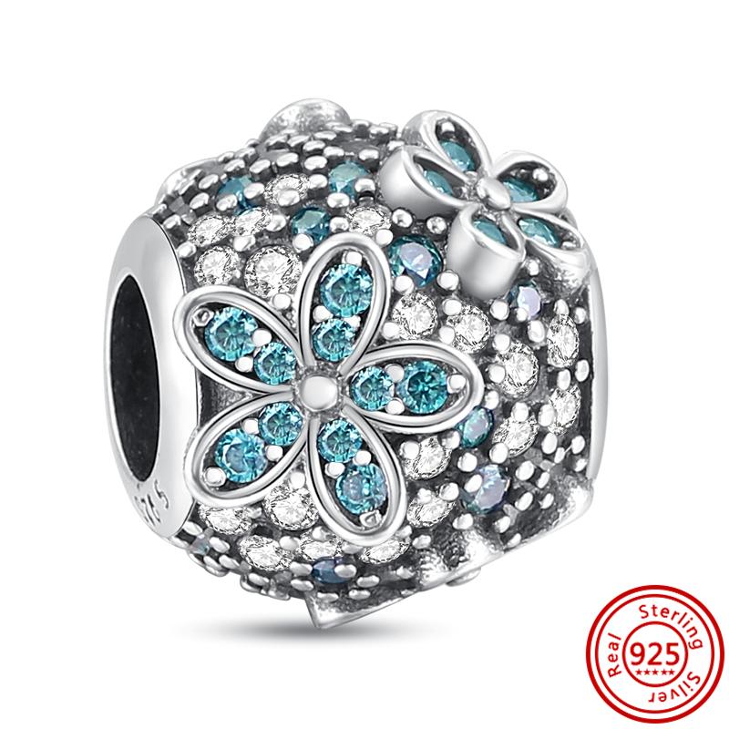 925 Серебряные голубые глаза дельфина кита тропической рыбы красочная палитра бусины шарма подходят оригинальные подвески браслет женские ювелирные изделия