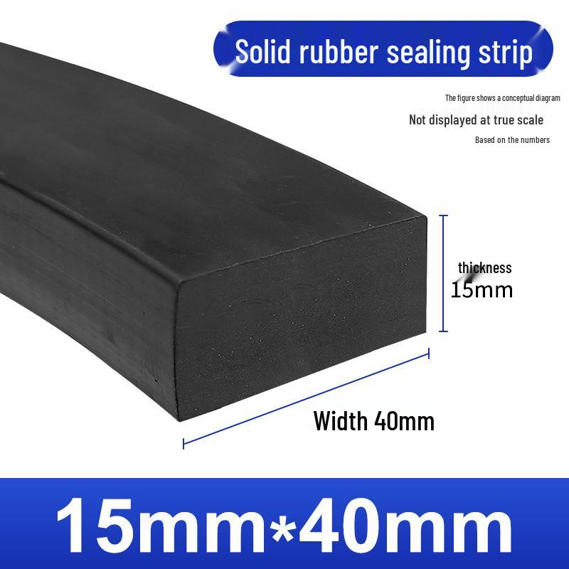 Nitrile Rubber Strip: Oil & Pressure-Resistant Shock Absorbing Glass Pad for Sealing & Joint Support