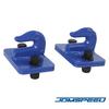 2x 3/8" Bolt On Tractor Bucket Grab Hooks Fits Loader Tractor Bucket Heavy Duty