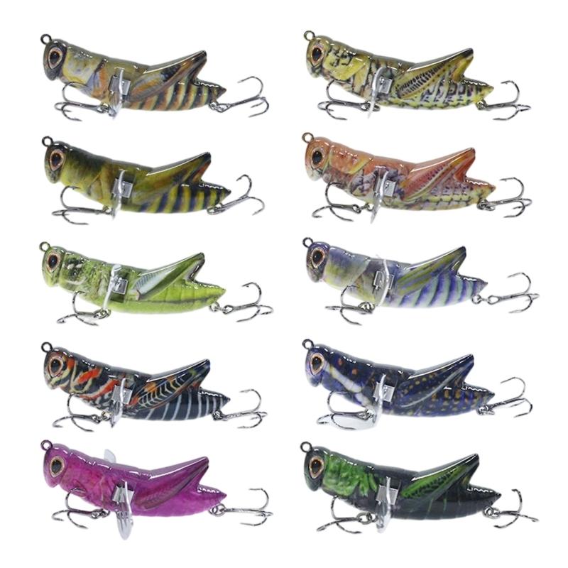 Professional 3D Eye Fishing Lures With Realistic Swimming Action Sea Fishing Tackles Artificial Crickets BaitS
