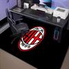 1 шт. Ковер с дизайном логотипа AC Milan, Игровой ковер, Напольный коврик для спальни, гостиной, прихожей, Идея для домашнего декора, Подарок на Рождество, день рождения