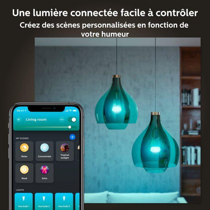 Ampoule LED - Philips - Hue White - E27 - 30000 heures - Classe A+