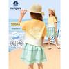 Navigare Italian Sailboat Girls' Short-Sleeved T-Shirt 2026 Summer New Round Neck Fashion Top