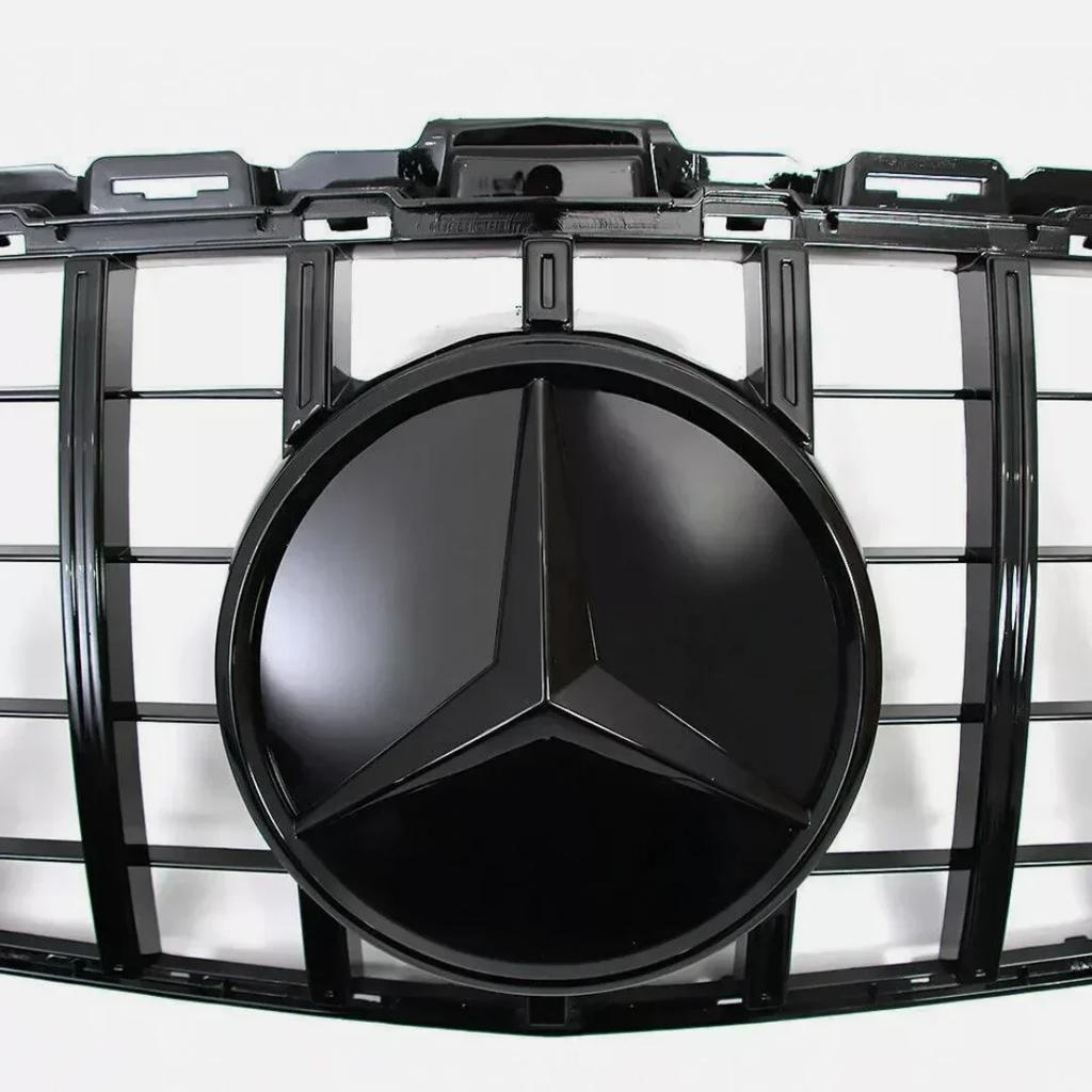 AMG W220 Для Benz 18,5 см Для Mercedes-Benz A-Class A W176 2013-2018 A W177 2019-2023 Значок решетки радиатора Передняя выпуклая звезда Эмблема