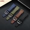 Premium Nylon Canvas Watch Strap Genuine Leather Watchband 20mm 21mm 22mm for IWC Pilot Series Green Black Brown Bracelet Belt