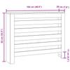 Radiator Cover Grey Sonoma 104 x 20 x 82 cm Wood Based Material