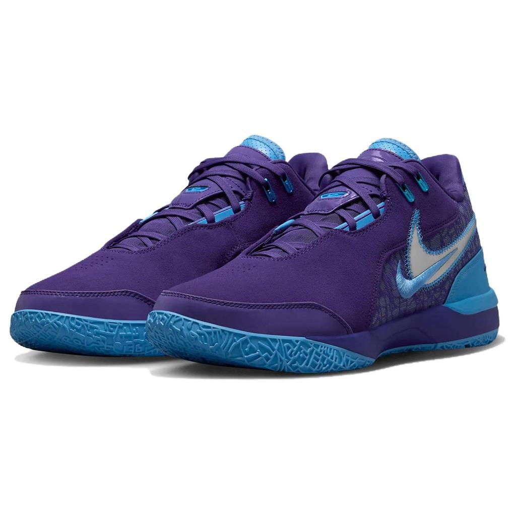 Nike Кроссовки Zoom LeBron NXXT Gen AMPD EP Summit Lake Hornets Unisex Purple Field-Purple Metallic-Silver FJ1567-500