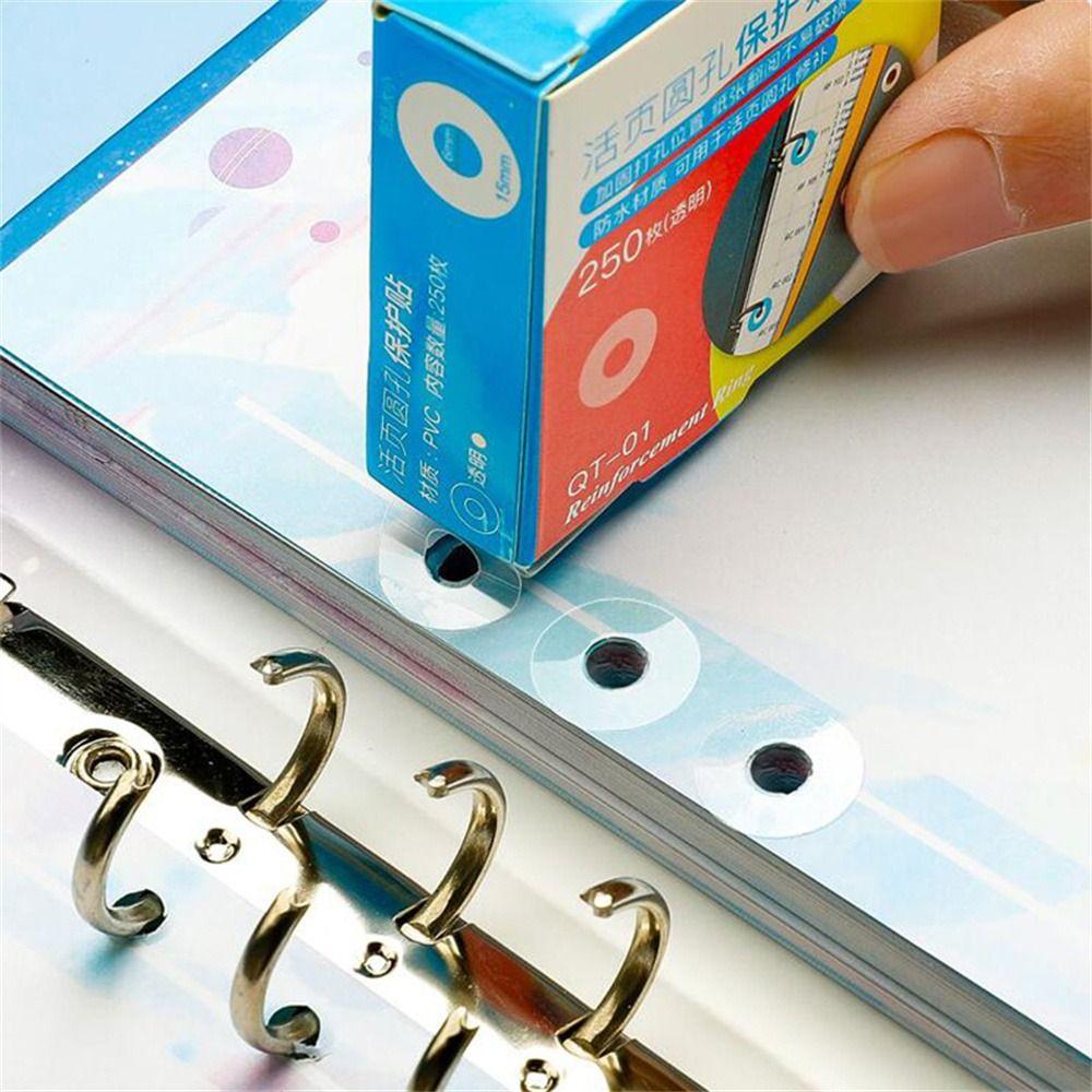 Student 15mm Binding Paper Sticker Round Stickers Hole Punch Protector Hole Reinforcement Labels