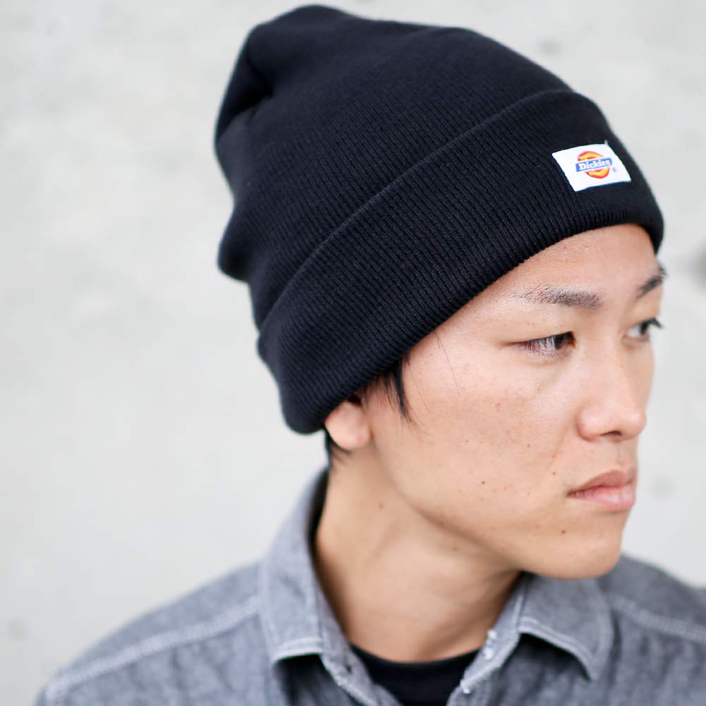 Dickies Базовая вязаная акриловая шапка унисекс для мужчин и однотонная, идеально подходит для сноубординга и уличной одежды, шапка/шапочка, женская, цвет, (Свободный размер, черный)