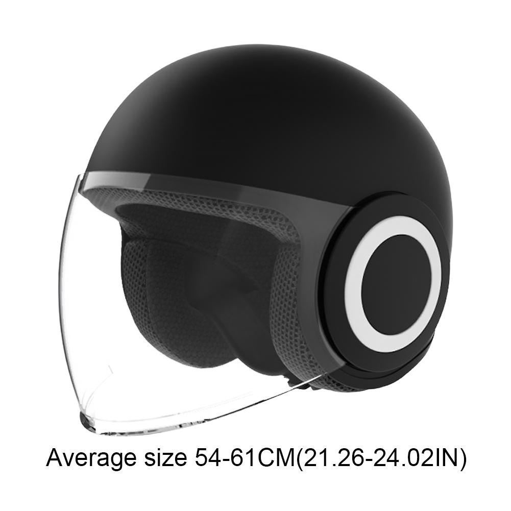 Шлем для электроскутера, открытый шлем для мотоцикла на все времена года с солнцезащитным козырьком, полуоткрытый шлем для взрослых, женщин и мужчин, мотоэкипировка