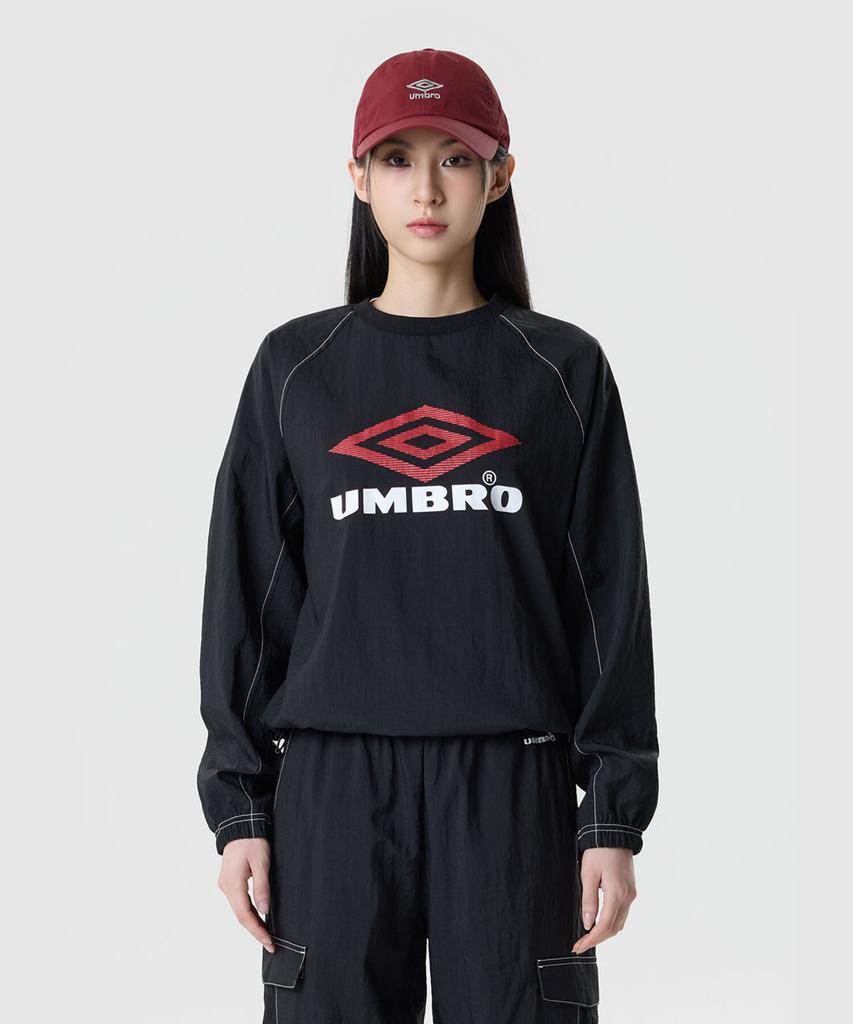 Umbro Crispy Taslan Длинный рукав Черный трасса Ur324Cwt92 (Тип)