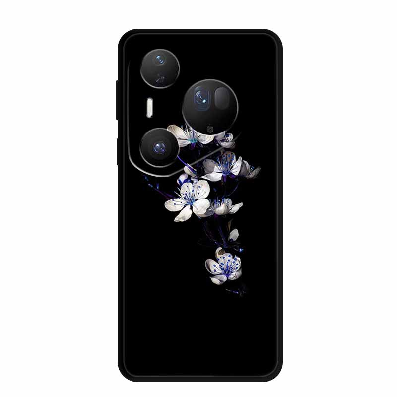 Для Huawei Pura 80 Ultra 5G Чехол Coque Мультяшный Кот Расписной Черный Силиконовый Мягкая Задняя Крышка Для Huawei Pura 80 Ultra Чехлы Оболочки