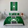 Green Celtics Logo Bedding Set Bedding Duvet Cover Set Duvet Cover Pillowcases (1 * Duvet Cover 2 * Pillowcases, without duvet insert)