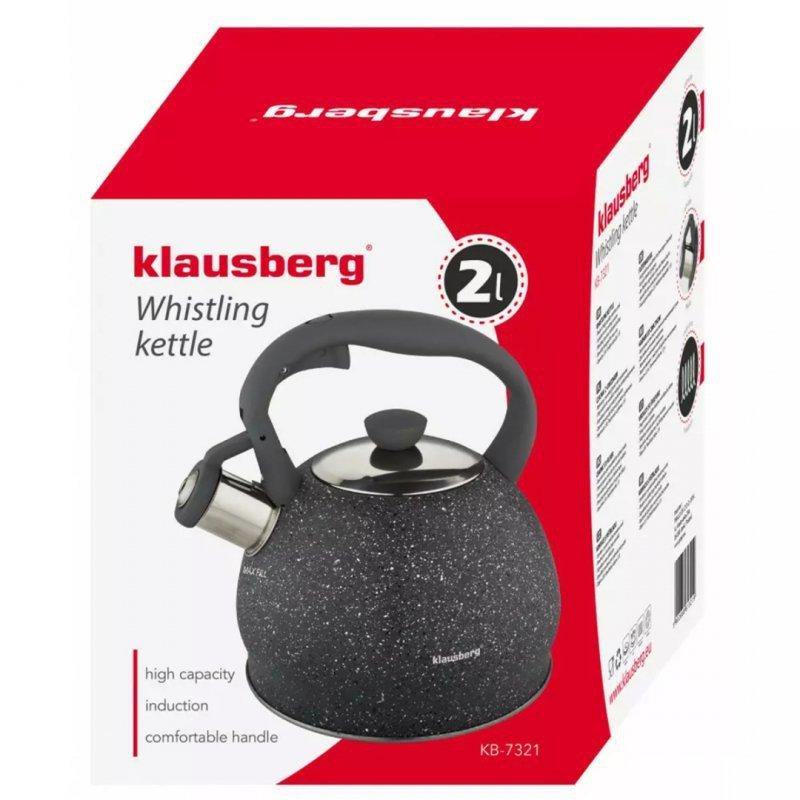 Czajnik Z Gwizdkiem 2L Klausberg Kb-7321 Marble