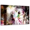 Canvas Print Ballerina Abstract Coloured