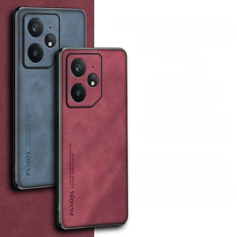 Для Realme NEO 7 GT 7 Pro Роскошный жесткий чехол из кожи Skinsheep для Realme NEO7 GT7pro 6 T NEO 6 SE Защитный противоударный матовый силиконовый бампер
