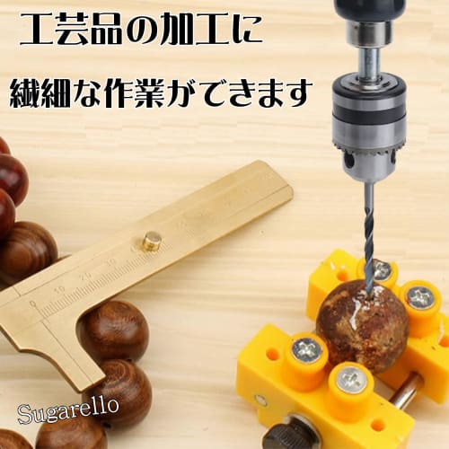 sugarello Hand Drill, Manual Drill, Bin Vise, Compact Drill, Hole Drill, Micro Drill, Pilot Hole Drill, Craft Tool, Acrylic Processing, DIY, Includes