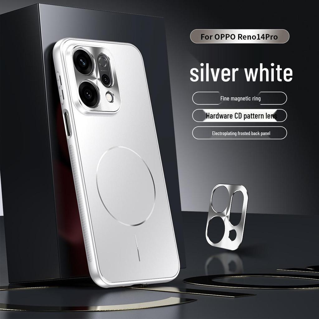 Чехол для телефона Oppo Reno14/Reno14 Pro с полной защитой от падений, защитой камеры и поддержкой беспроводной автомобильной зарядки