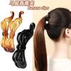 A Large Banana Clip Simple and Retro Korean Hair Accessory At The Back of The Head