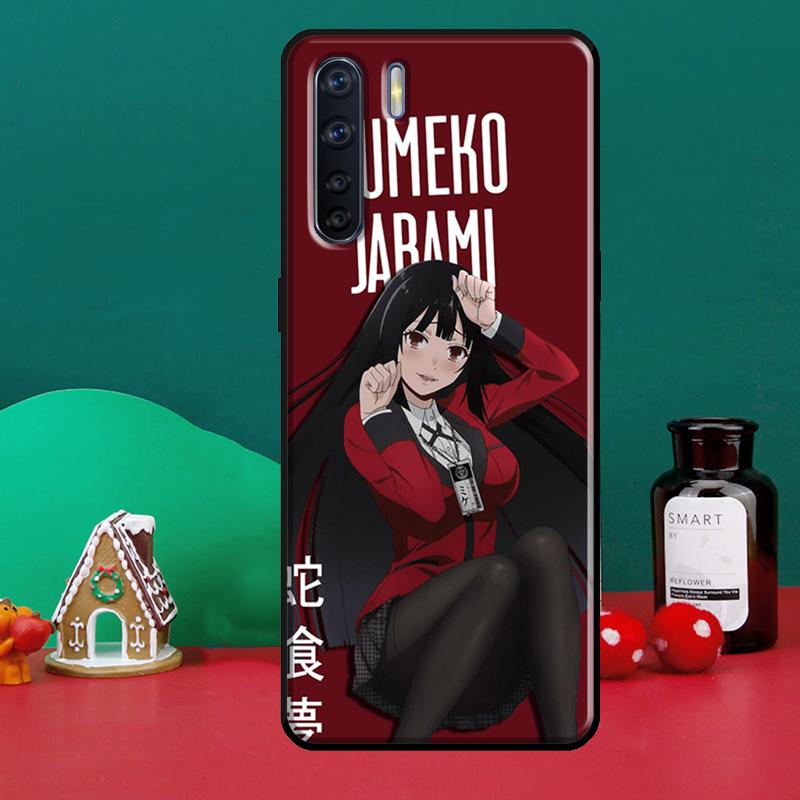 Чехол для телефона Jabami Yumeko Kakegurui с аниме для OPPO A15 A83 A91 A93 A1K A3S A5S A52 A72 A54 A74 A94 A31 A5 A9 A53S 2020