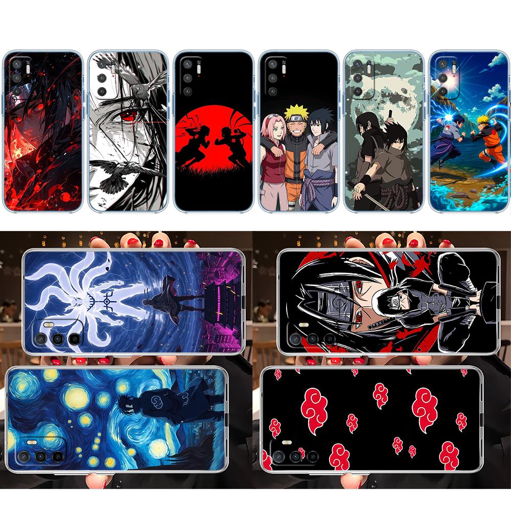PP4 Anime Naruto Soft Shell Transparent Phone Case for Motorola Moto Edge 20 30 40 50 S30 Fusion Ultra Pro Neo Lite + G200 G23