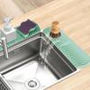 Кухонный многофункциональный силиконовый коврик для слива, удлиненный противоскользящий коврик для слива, ручка для капель, кран, защита от брызг, гаджеты