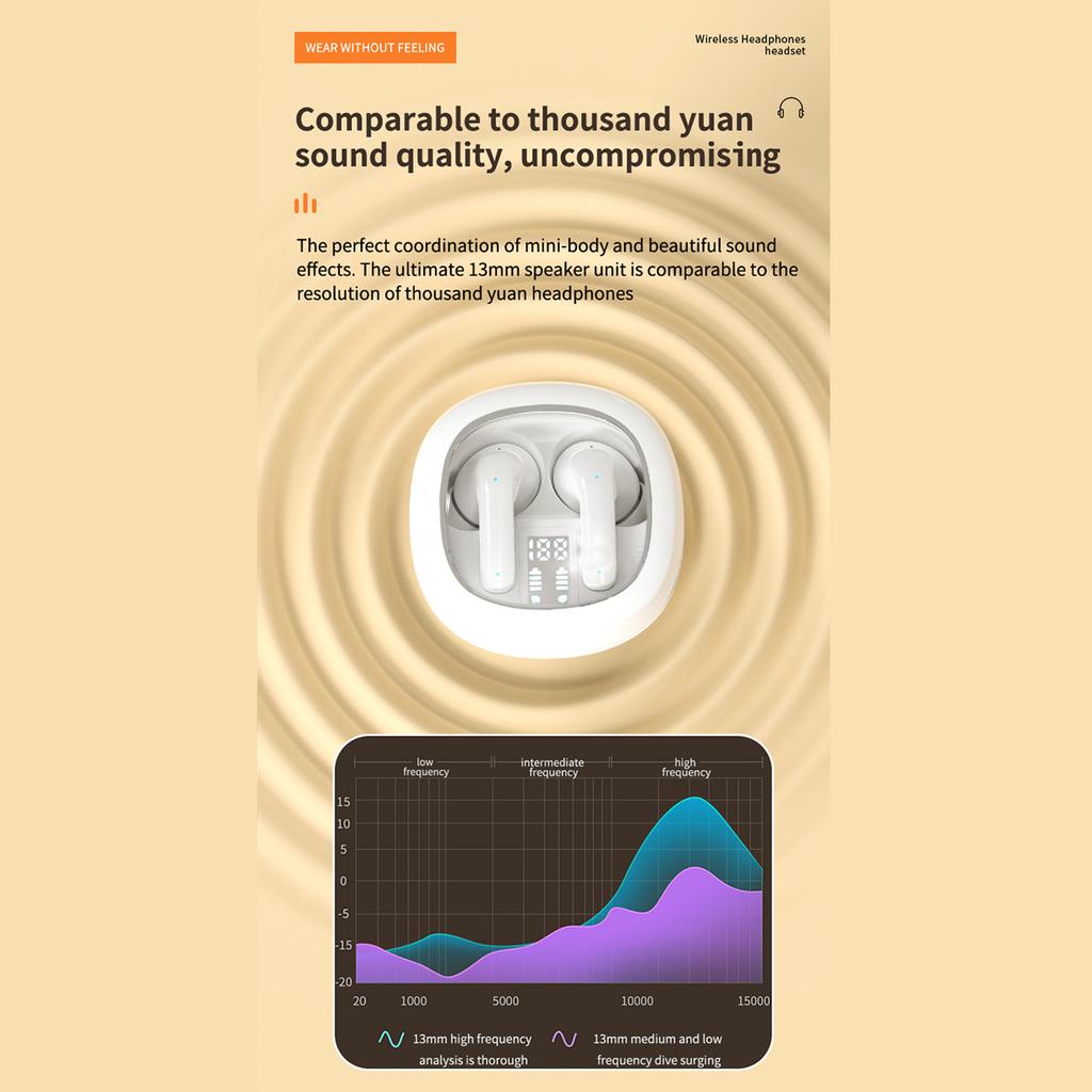 Беспроводная гарнитура YW17 BT5.4 Наушники Интеллектуальное шумоподавление HD Звонки Встроенный микрофон