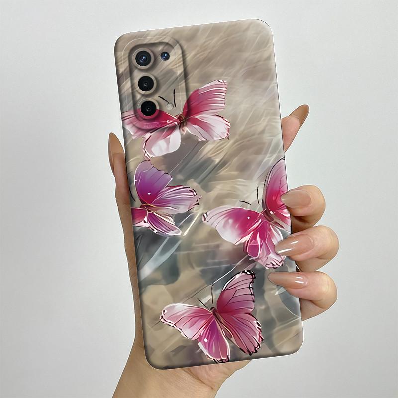 For OPPO A74 5G A54 5G Case A93 5G Capa Silicone Soft Phone Funda CPH2197 CPH2195 CPH2263 Painted Printed Protective Back Cover