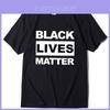 Стильная черная футболка 'Black Lives Matter' против расизма для унисекс, повседневная и удобная