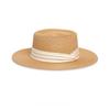 Flat Trendy Top Woven Wide Brim Straw Hat For Sun Shield And Activities Outdoor