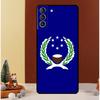 Pohnpei Ponape Flag Case For Samsung Galaxy S23 S24 Ultra S8 S9 S10 S22 Plus Note 10 20 Ultra S20 S21 FE Cover