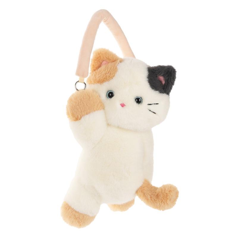 Cute Cartoon Cat Hanging Car Tissue Box Creative Doll Napkin Holder